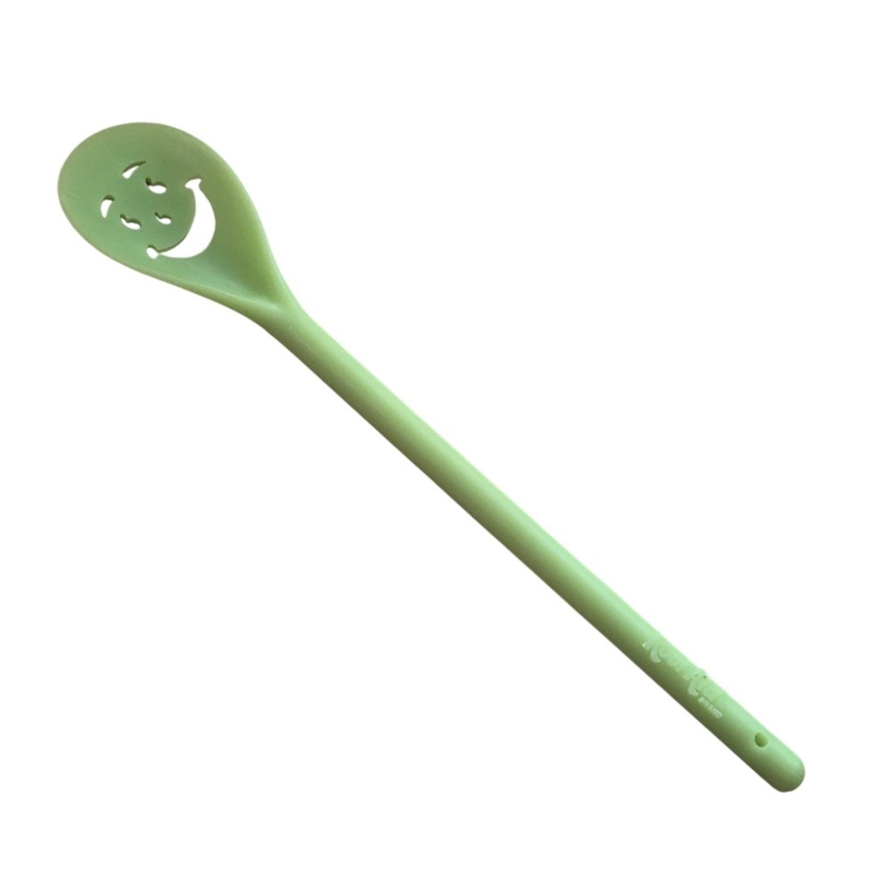 Vintage Kool-Aid Green Plastic Smiley Face Mixing Spoon Promotional 11 Inch